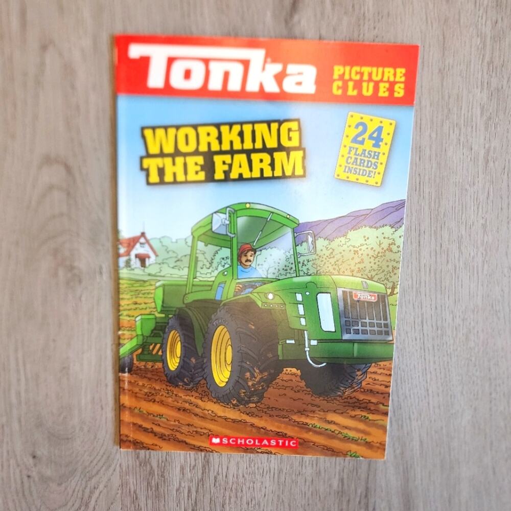 Tonka Working the Farm Children's Illustrated Picture Clues Paperback Book 2013